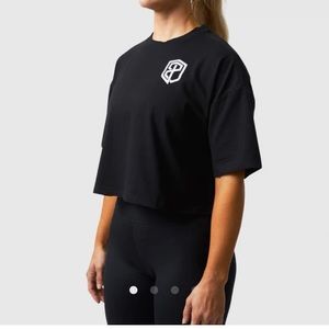 Born Primitive the training crop tee